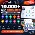 10,000 n8n AUTOMATION TEMPLATES